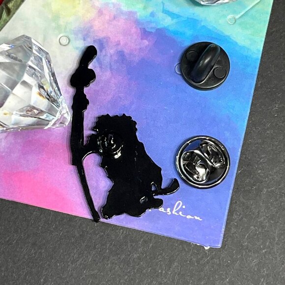 Rafiki Monkey Lapel Pin Lion King Monkey Staff Badge Brooch Accessories Jewelry - Picture 3 of 5